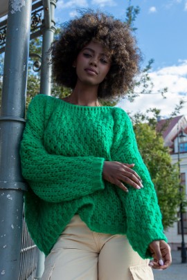 Свитер Fobya F1499 green