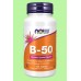 NOW FOODS B-50 100 TABLETS - витамин B