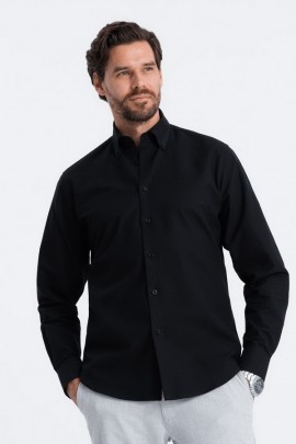 Рубашка OMBRE SHOS-0114-czarna