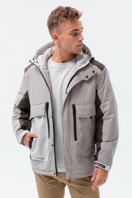 Куртка зимняя OMBRE C460-bezowa