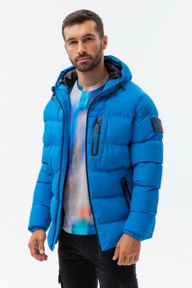 Куртка OMBRE C502-niebieska