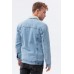 Куртка-шерпа OMBRE C523-jeansowa