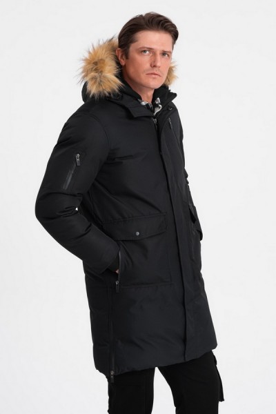 Куртка OMBRE JALJ-0148-czarna