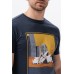 Футболка OMBRE S1434-V-7B-granatowy