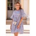 Платье OMBRE DLR062 biala-niebieska