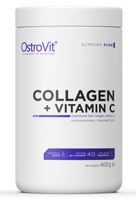 OstroVit Collagen+Vit C 400 g - коллаген натурал