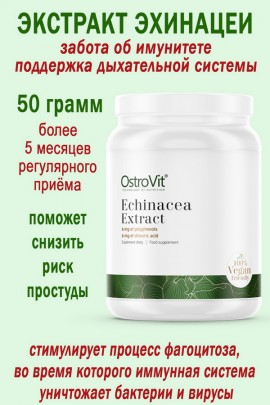 OstroVit Ekstrakt z Jezowki Purpurowej 50 g naturalny - ЭХИНАЦЕЯ