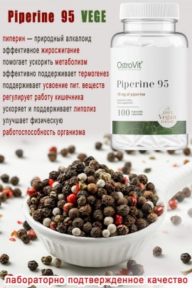 OstroVit Piperyna 95 VEGE 100 kaps - ПИПЕРИН