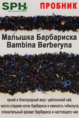 ПРОБНИК Чёрный чай 1285 BAMBINA-BERBERYNA